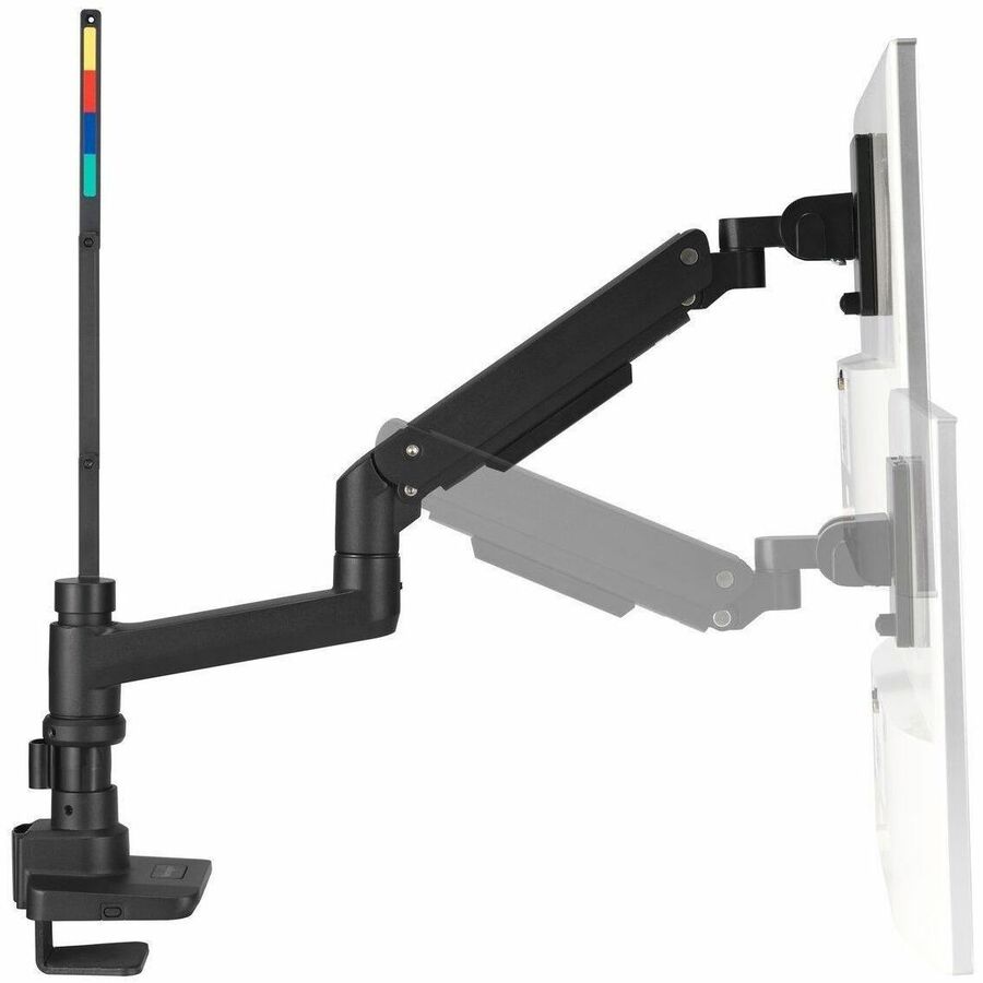 Kensington SmartFit Mounting Arm for Monitor, Clamp Mount, Grommet - Black Powder Coat - Landscape/Portrait — K58273NA