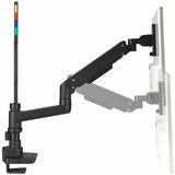 Kensington SmartFit Mounting Arm for Monitor, Clamp Mount, Grommet - Black Powder Coat - Landscape/Portrait — K58273NA
