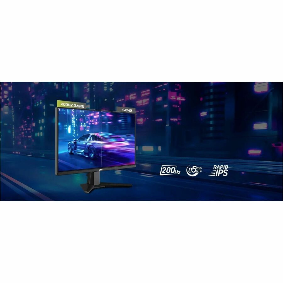 MSI MAG 255F E20 25" Class Full HD Gaming LCD Monitor - 16:9 - Metallic Black — MAG255FE20