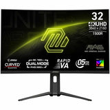 MSI MAG 321CUPDF 31.5 inch VA UHD Display 320Hz AdaptiveSync Curved Gaming Monitor — MAG321CUPDF