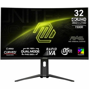 MSI MAG 321CUPDF 31.5 inch VA UHD Display 320Hz AdaptiveSync Curved Gaming Monitor — MAG321CUPDF