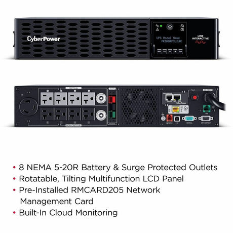 CyberPower PR3000RTXL2UCN Smart App Sinewave UPS Systems — PR3000RTXL2UCN
