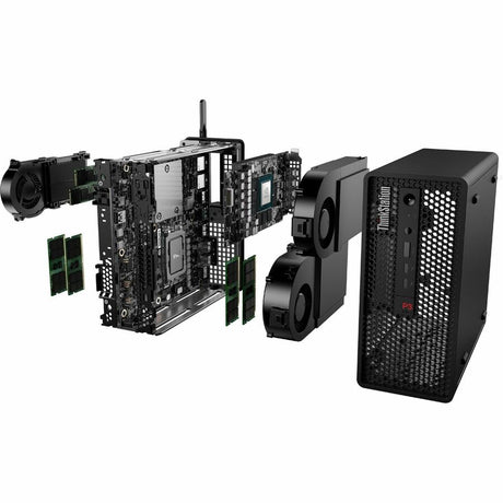 Lenovo ThinkStation P3 Ultra 30HA00ASUS Workstation - 1 x Intel Core i7 14th Gen i7-14700 - vPro Technology - 32 GB - 1 TB SSD - Ultra Small - Black — 30HA00ASUS