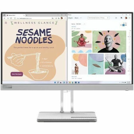 Lenovo L22e-40 22" Class Full HD LED Monitor - 16:9 - Cloud Gray — 67AFKCCBUS