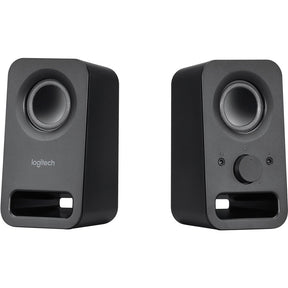 Logitech Multimedia Speakers Z150 with Clear Stereo Sound (Midnight Black, 3W RMS) — 980-000802