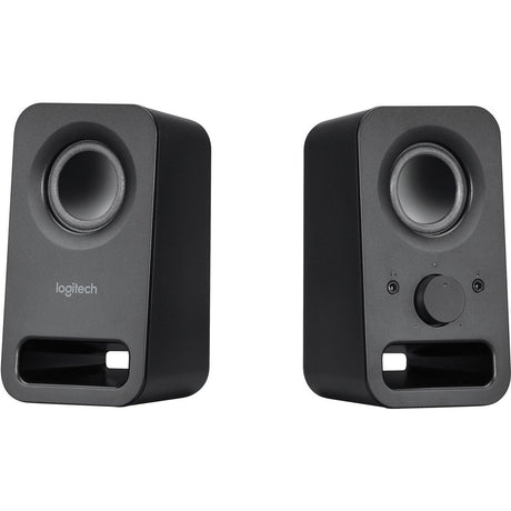 Logitech Multimedia Speakers Z150 with Clear Stereo Sound (Midnight Black, 3W RMS) — 980-000802