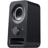 Logitech Multimedia Speakers Z150 with Clear Stereo Sound (Midnight Black, 3W RMS) — 980-000802