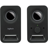 Logitech Multimedia Speakers Z150 with Clear Stereo Sound (Midnight Black, 3W RMS) — 980-000802