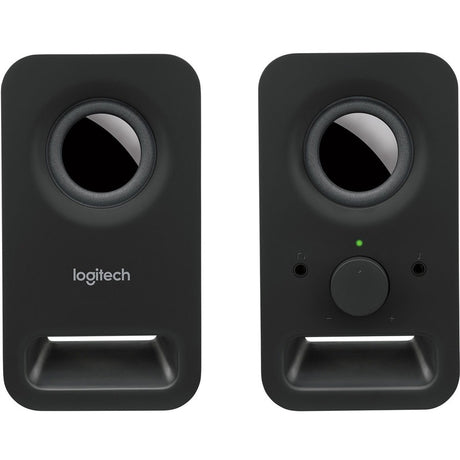 Logitech Multimedia Speakers Z150 with Clear Stereo Sound (Midnight Black, 3W RMS) — 980-000802