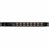 Eaton Tripp Lite Series NetDirector 16-Port 1U Rack-Mount Console KVM Switch with 19-in. LCD + 8 PS2/USB Combo Cables, TAA — B020-U16-19-K