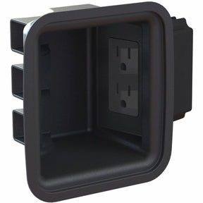 Peerless-AV&reg; Recessed Power Outlet with Low Voltage In-Wall Cable Routing Compatible with Peerless-AV&reg; SAX762PU and SAX772PU mounts — ACCXT400