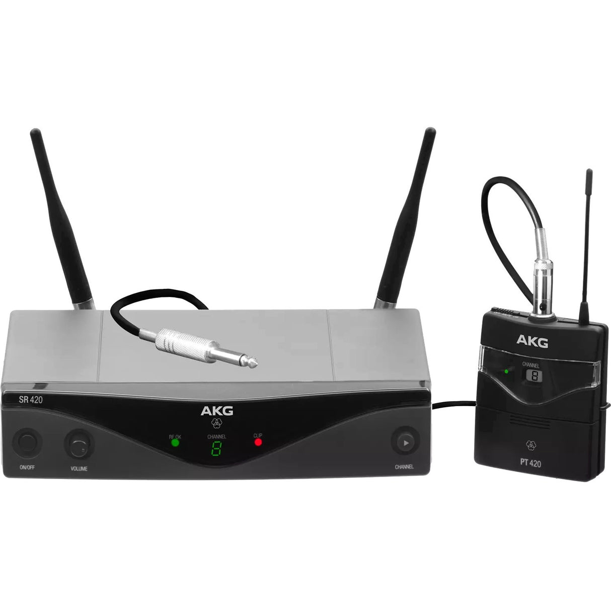 AKG WMS420 Instrumental Set Professional Wireless Microphone System — 3415H00010