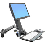 Ergotron StyleView Multi Component Mount for Notebook, Mouse, Keyboard, Monitor, Scanner - Polished Aluminum — 45-266-026