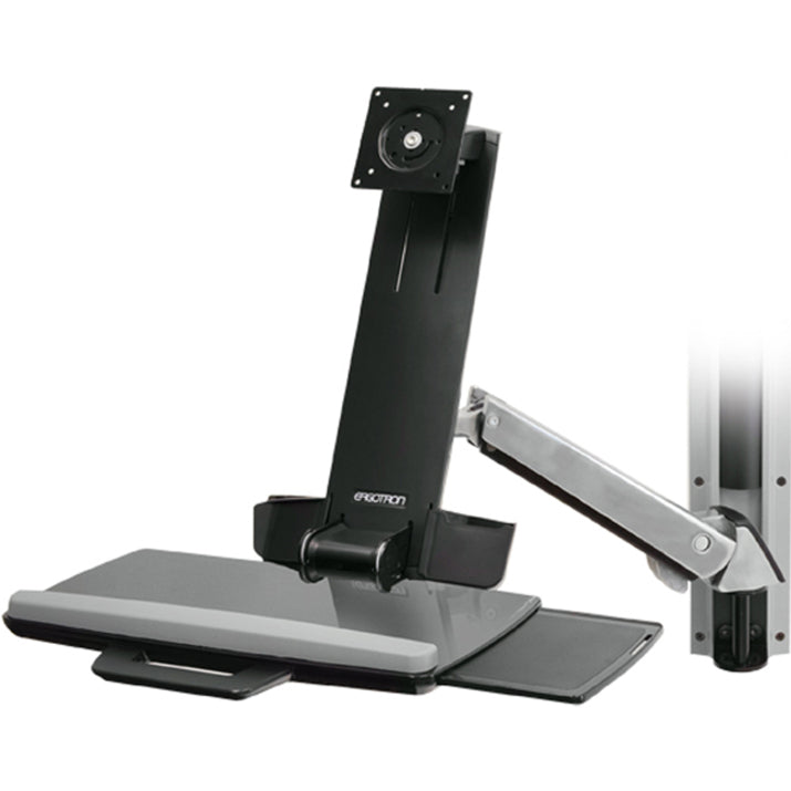 Ergotron StyleView Multi Component Mount for Notebook, Mouse, Keyboard, Monitor, Scanner - Polished Aluminum — 45-266-026