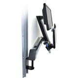 Ergotron StyleView Multi Component Mount for Notebook, Mouse, Keyboard, Monitor, Scanner - Polished Aluminum — 45-266-026