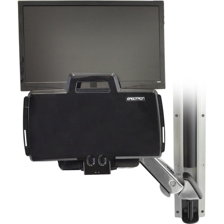 Ergotron StyleView Multi Component Mount for Notebook, Mouse, Keyboard, Monitor, Scanner - Polished Aluminum — 45-266-026