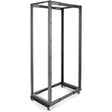 StarTech.com 4-Post 42U Mobile Open Frame Server Rack, 19" Network Rack with Casters, Rolling Rack for Computer/AV/Data/IT Equipment — 4POSTRACK42