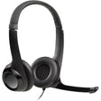 Logitech H390 Wired Headset for PC/Laptop, Stereo Headphones with Noise Cancelling Microphone, USB-A, In-Line Controls, Works with Chromebook — 981-000014