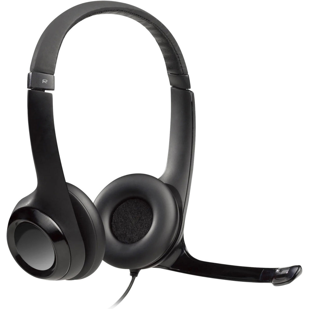Logitech H390 Wired Headset for PC/Laptop, Stereo Headphones with Noise Cancelling Microphone, USB-A, In-Line Controls, Works with Chromebook — 981-000014