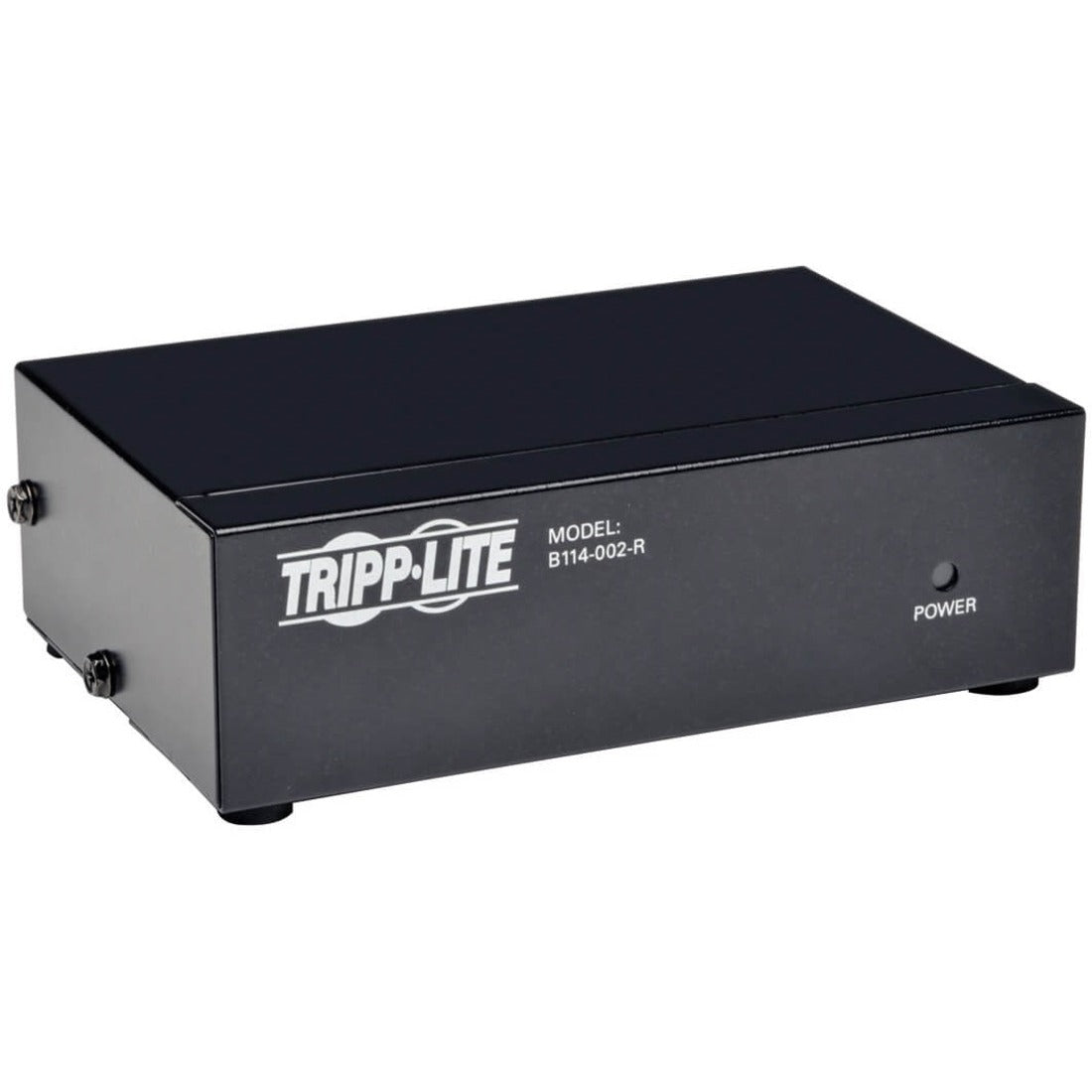 Eaton Tripp Lite Series 2-Port VGA/SVGA Video Splitter with Signal Booster, High Resolution Video, 350MHz, (HD15 M/2xF) — B114-002-R