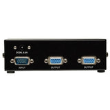 Eaton Tripp Lite Series 2-Port VGA/SVGA Video Splitter with Signal Booster, High Resolution Video, 350MHz, (HD15 M/2xF) — B114-002-R