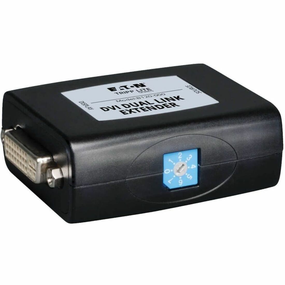 Eaton Tripp Lite Series DVI Signal Booster / Extender, Dual-Link, 2560x1600 60Hz, up to 150 ft. (45 m), (DVI F/F), TAA — B120-000
