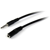StarTech.com 1m 3.5mm 4 Position TRRS Headset Extension Cable - M/F — MUHSMF1M