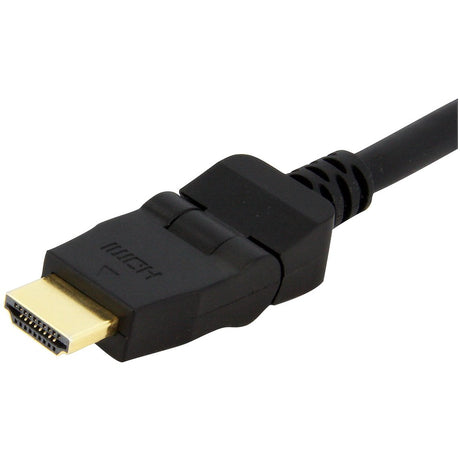 StarTech.com 6ft Swivel HDMI Cable, 4K 30Hz High Speed Rotating UHD HDMI Cord, HDMI 1.4 Pivot Cable with 180&deg; Swivel Connector M/M — HDMIROTMM6