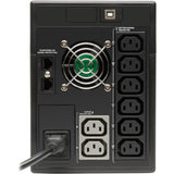 Eaton Tripp Lite Series SmartPro 230V 1.5kVA 900W Line-Interactive UPS, Tower, LCD, USB, 8 Outlets — SMX1500LCDT