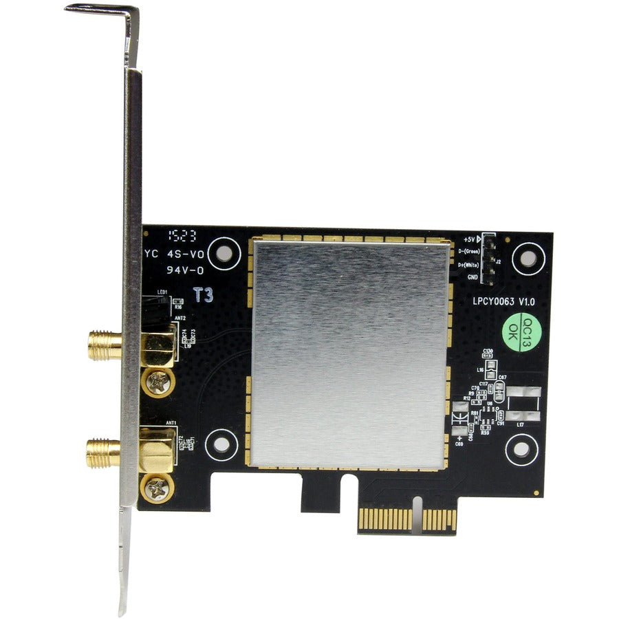 StarTech.com AC600 Wireless-AC Network Adapter - 802.11ac, PCI Express - Dual Band 2.4GHz and 5GHz Wireless Network Card — PEX433WAC11