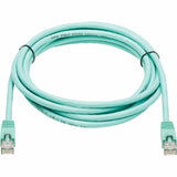 Eaton Tripp Lite Series Cat6a 10G Snagless UTP Ethernet Cable (RJ45 M/M), Aqua, 10 ft. (3.05 m) — N261-010-AQ