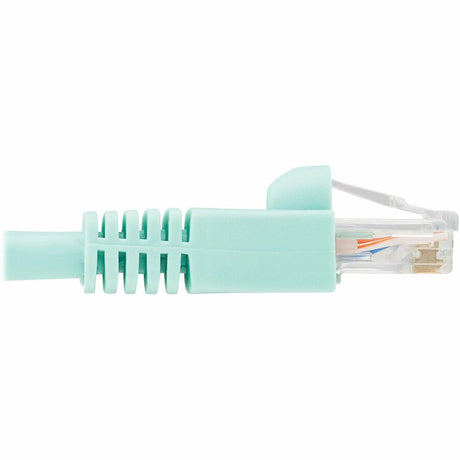 Eaton Tripp Lite Series Cat6a 10G Snagless UTP Ethernet Cable (RJ45 M/M), Aqua, 10 ft. (3.05 m) — N261-010-AQ