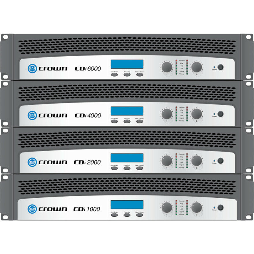 Crown 1000 Amplifier - 1000 W RMS - 2 Channel — NCDI1000
