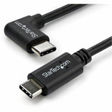 StarTech.com 1m 3 ft Right Angle USB-C Cable M/M - USB 2.0 - USB Type C Cable - 90 degree USB-C Cable - USB C to USB C Cable - USB-C Charge Cable — USB2CC1MR