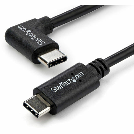 StarTech.com 1m 3 ft Right Angle USB-C Cable M/M - USB 2.0 - USB Type C Cable - 90 degree USB-C Cable - USB C to USB C Cable - USB-C Charge Cable — USB2CC1MR