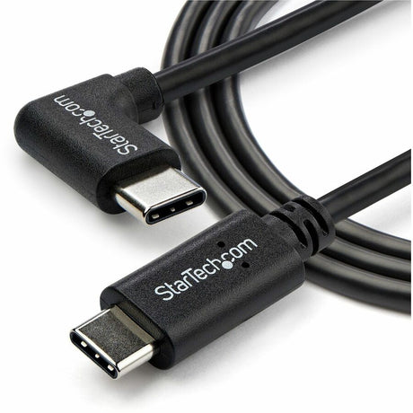 StarTech.com 1m 3 ft Right Angle USB-C Cable M/M - USB 2.0 - USB Type C Cable - 90 degree USB-C Cable - USB C to USB C Cable - USB-C Charge Cable — USB2CC1MR
