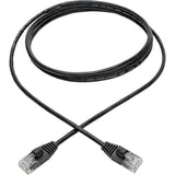 Eaton Tripp Lite Series Cat6a 10G Snagless Molded Slim UTP Ethernet Cable (RJ45 M/M), Black, 6 ft. (1.83 m) — N261-S06-BK