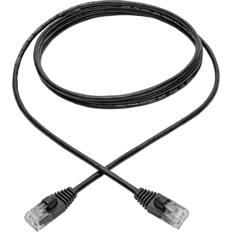 Eaton Tripp Lite Series Cat6a 10G Snagless Molded Slim UTP Ethernet Cable (RJ45 M/M), Black, 6 ft. (1.83 m) — N261-S06-BK