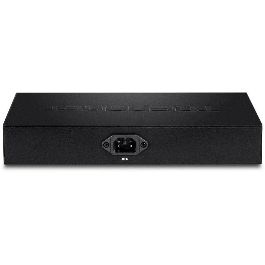 TRENDnet 20-Port Gigabit Web Smart Switch; 16 x Gigabit Ports; 4 x shared Gigabit Ports (RJ-45/SFP); VLAN; QoS; LACP; IPv6 Support; 40 Gbps Switching Capacity; Lifetime Protection; TEG-204WS