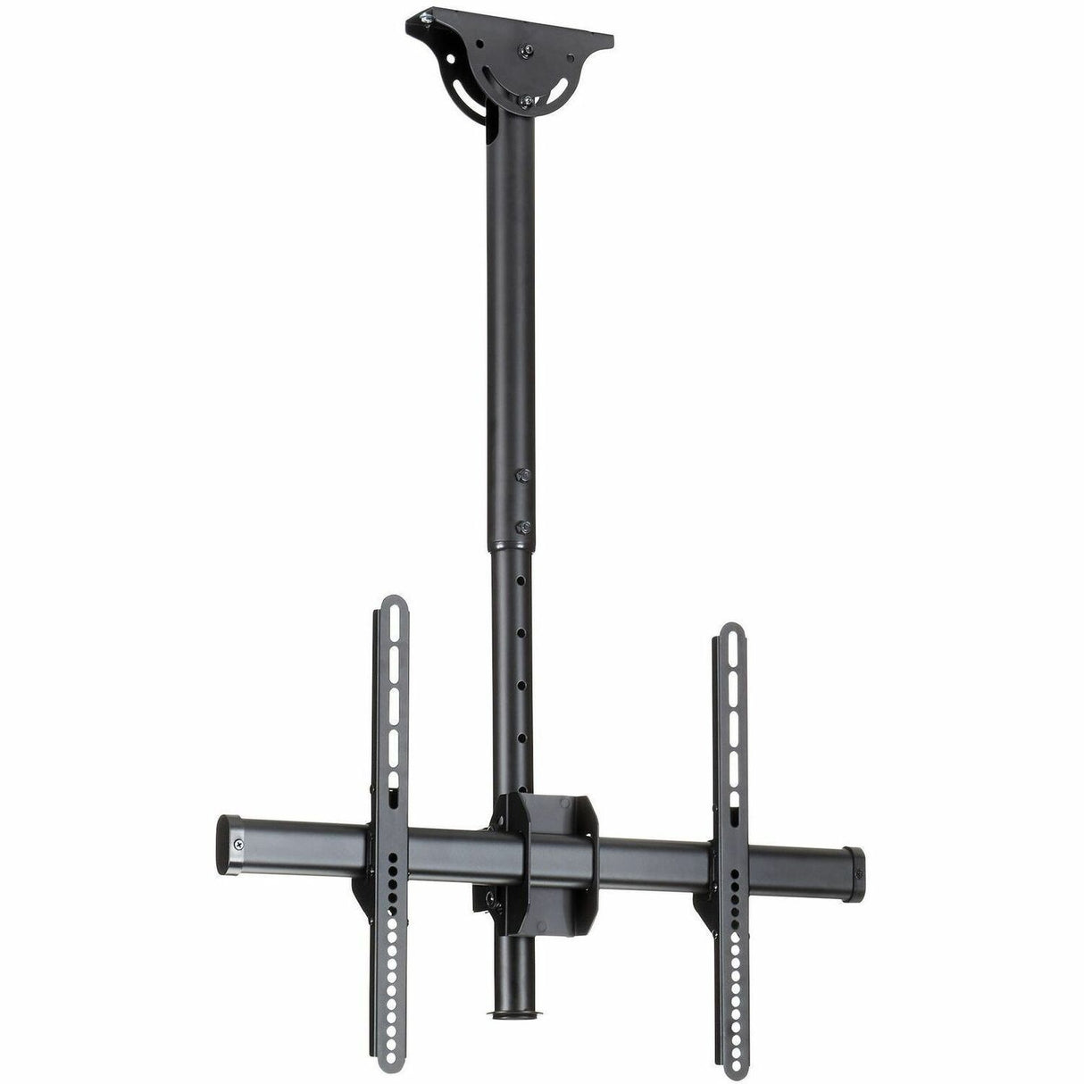 StarTech.com TV Ceiling Mount, Full-Motion Hanging Single Screen Vesa Mount for 32"-75" TVs / Displays - Height Adjustable Telescopic Pole — FPCEILPTBSP