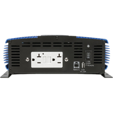 Eaton Tripp Lite Series 2000W Medium-Duty Compact Mobile Power Inverter with 2 AC/1 USB - 2.0A/Battery Cables — PINV2000
