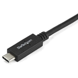 StarTech.com 3.3 ft / 1 m USB-C to DVI Cable - USB Type-C Video Adapter Cable - 1920 x 1200 - Black — CDP2DVIMM1MB