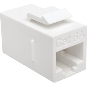 Eaton Tripp Lite Series Cat6a Straight-Through Modular In-Line Snap-In Coupler, (RJ45 F/F), TAA — N235-001-6A