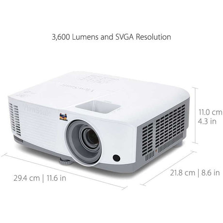 ViewSonic PA503S 4000 Lumens SVGA High Brightness Projector for Home and Office with HDMI Vertical Keystone — PA503S