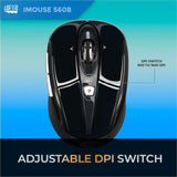 Adesso iMouse S60B 2.4 GHz Wireless Programmable Nano Mouse — iMouse S60B