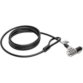 Eaton Tripp Lite Series Security Lock for Laptops and Peripherals, 4-Digit Combination, 6 ft. (1.83 m) Cable — SEC6C