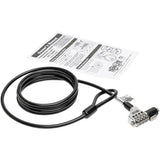 Eaton Tripp Lite Series Security Lock for Laptops and Peripherals, 4-Digit Combination, 6 ft. (1.83 m) Cable — SEC6C