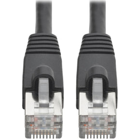Eaton Tripp Lite Series Cat6a 10G Snagless Shielded STP Ethernet Cable (RJ45 M/M), PoE, Black, 7 ft. (2.13 m) — N262-007-BK