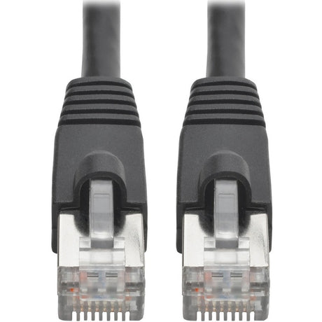 Eaton Tripp Lite Series Cat6a 10G Snagless Shielded STP Ethernet Cable (RJ45 M/M), PoE, Black, 7 ft. (2.13 m) — N262-007-BK