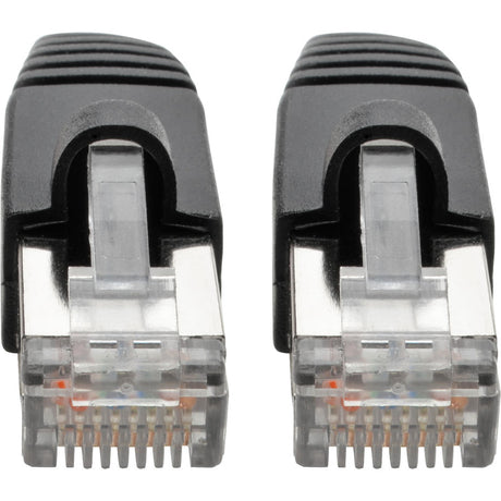 Eaton Tripp Lite Series Cat6a 10G Snagless Shielded STP Ethernet Cable (RJ45 M/M), PoE, Black, 7 ft. (2.13 m) — N262-007-BK